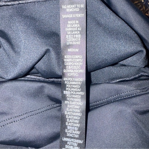 Savage X Fenty Bond Babe Jumpsuit Black Size M 8-10 - Picture 13 of 13